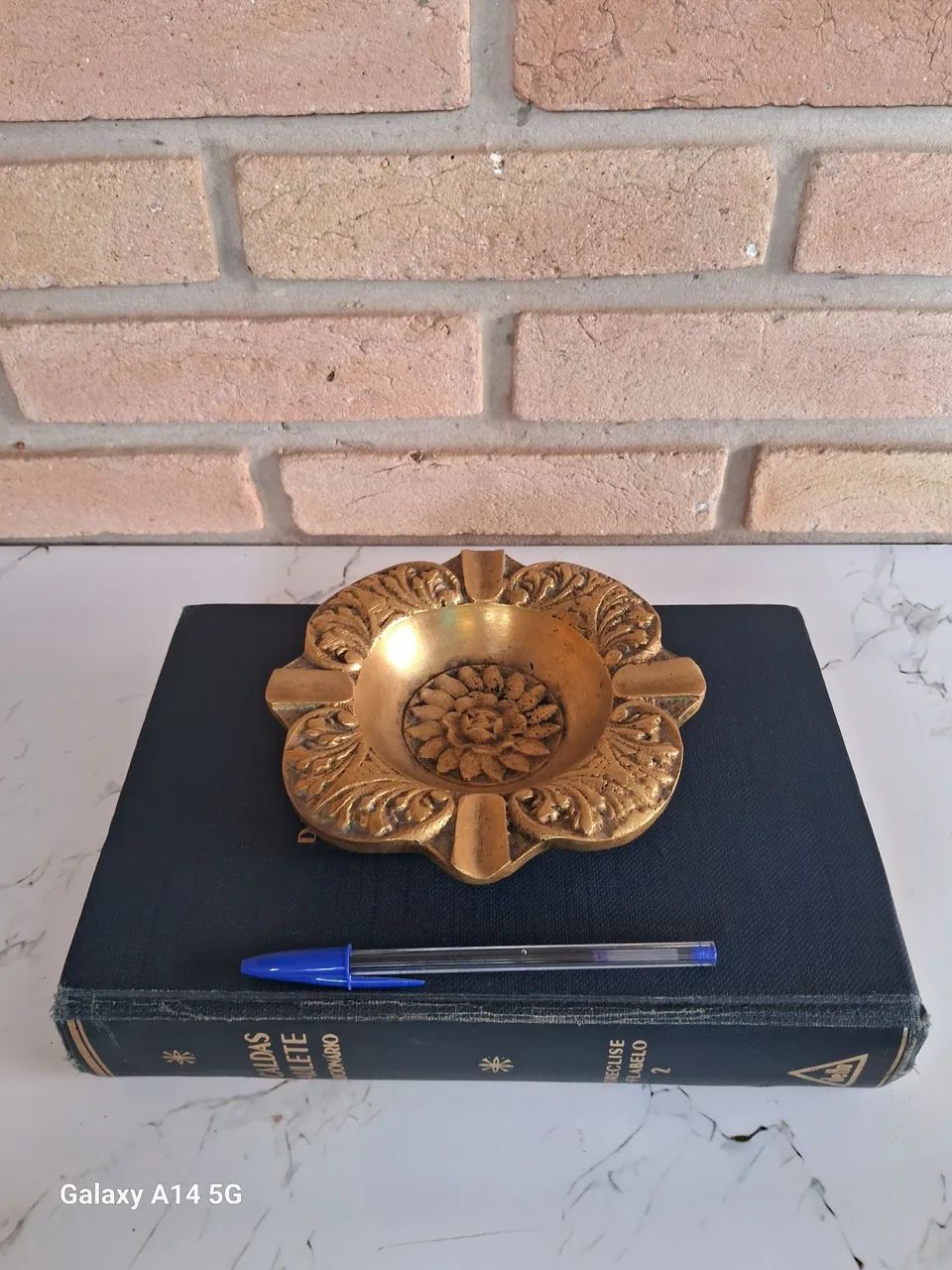 Cinzeiro vintage em bronze maciço  - Foto 2