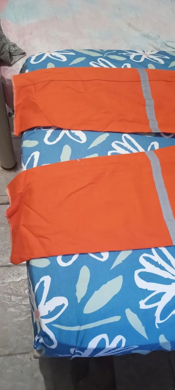 Macacão de Trabalho Laranja com Faixas Refletivas64292684590338124