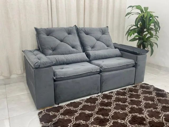 Novidade em estoque!!  Sofá Retrátil Reclinável Brasão 2.00m  - LD  - Foto 2