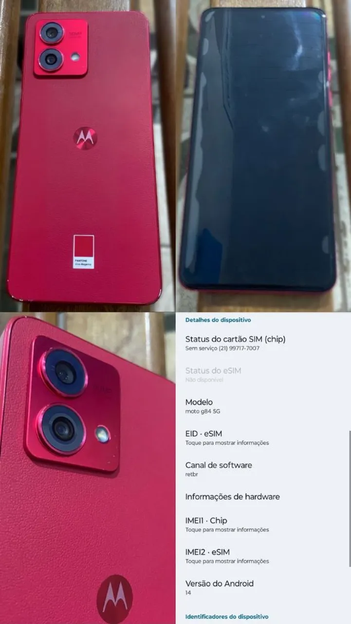 vendo moto G84