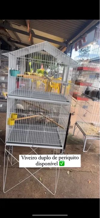 Viveiro Triplo para Calopsita - Foto 3