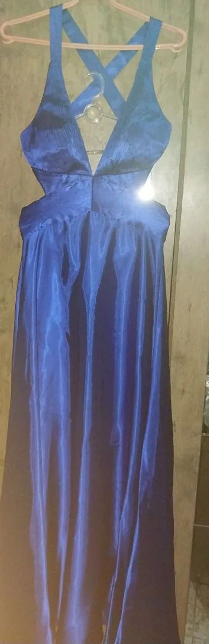 Vestido azul  para ocasiões especiais.  - Foto 3