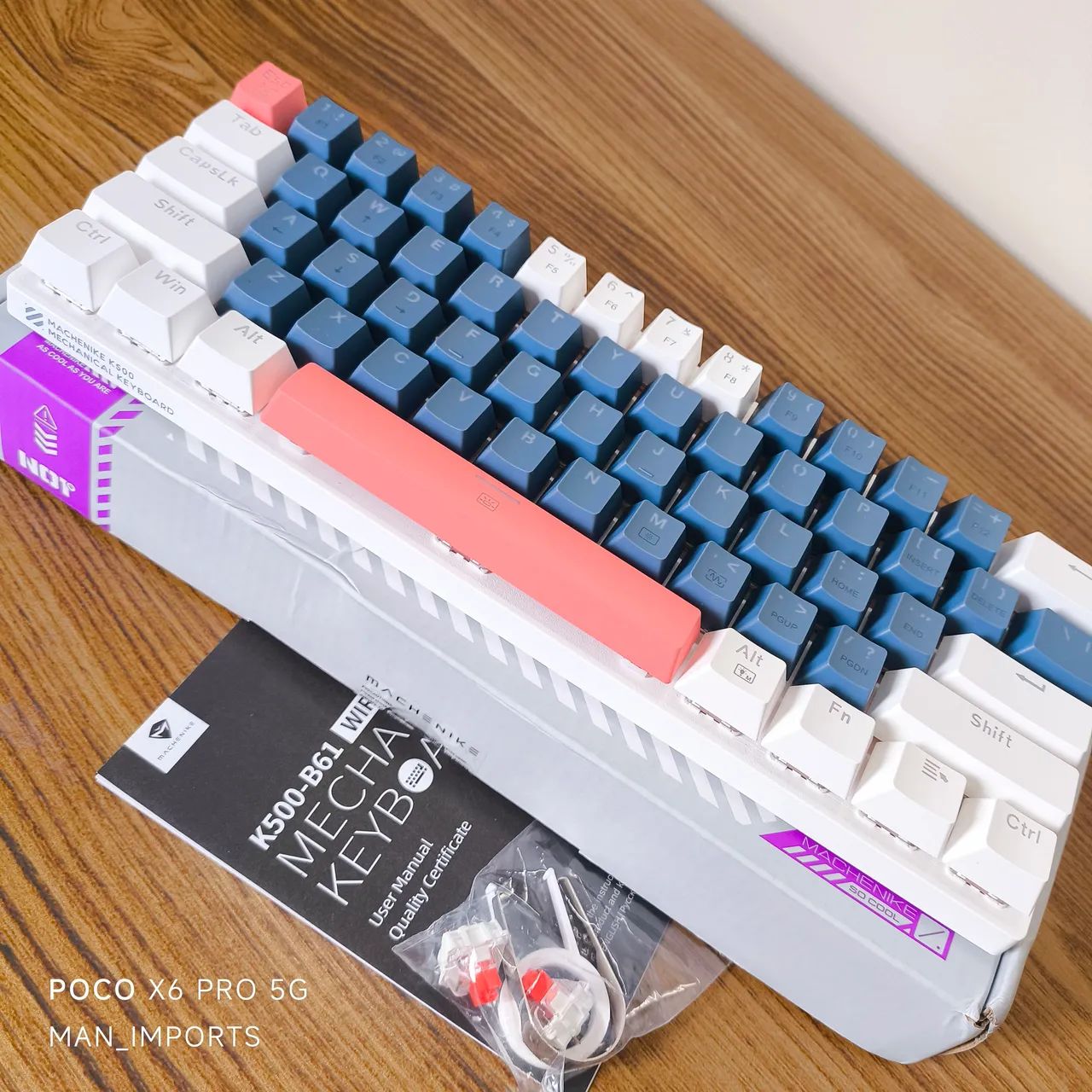 MACHENIKE K500-B61 - Teclado Mecânico (Mini 60%, 61 Teclas)  - Foto 4