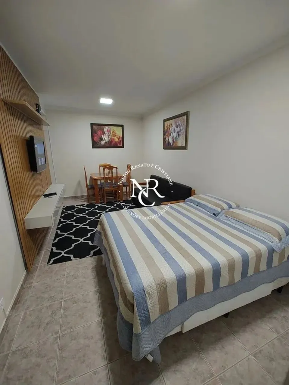 Sala living com 44m² á venda mobiliado no José Menino em Santos-SP