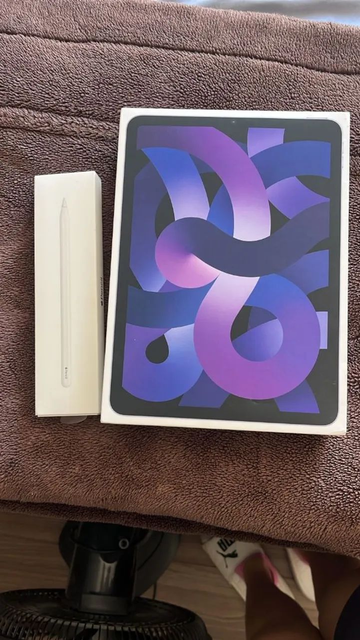 iPad Air5 wifi 256GB purple+Pencil 2 おまけ Ipad Air 5 e Apple Pencil 2 geração<br>Ipad Air 5 e Apple Pencil 2