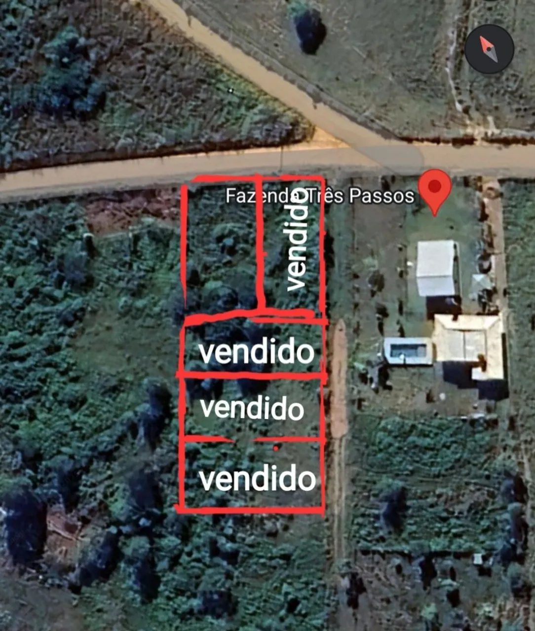 Vendo terrenos 17×30,510m² APENAS 25,000 ZAP *)