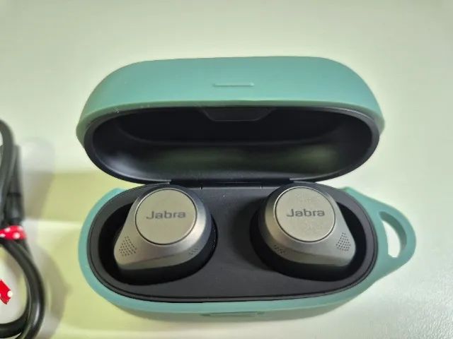 Fones Jabra Elite 85t In Ear Bluet ANC Q Novo Perf Gar Orig Loja até 12x Sp Cps Sjc - Foto 2