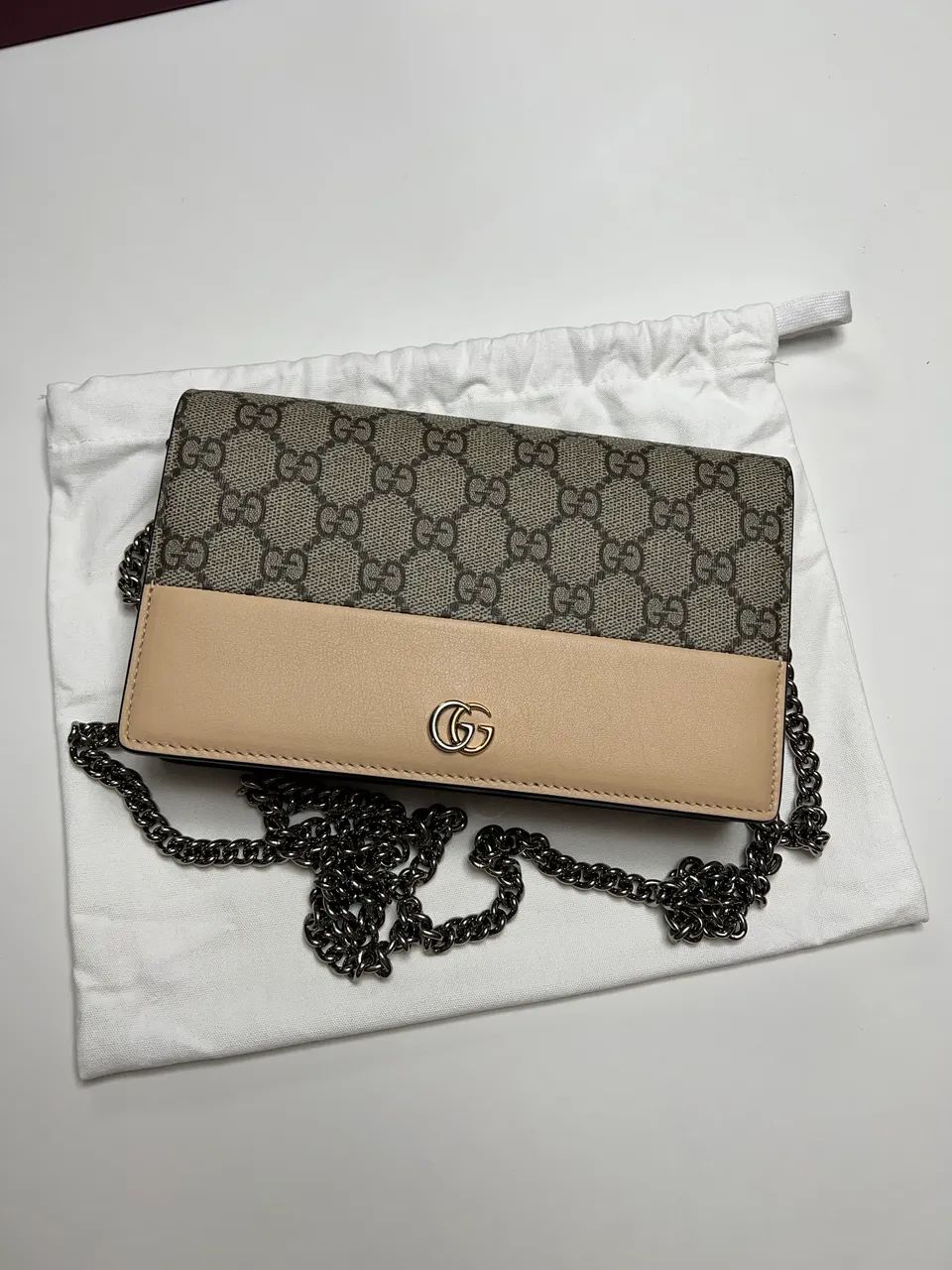 BOLSA GUCCI - GG MARMONT BI-COLOR - Foto 3