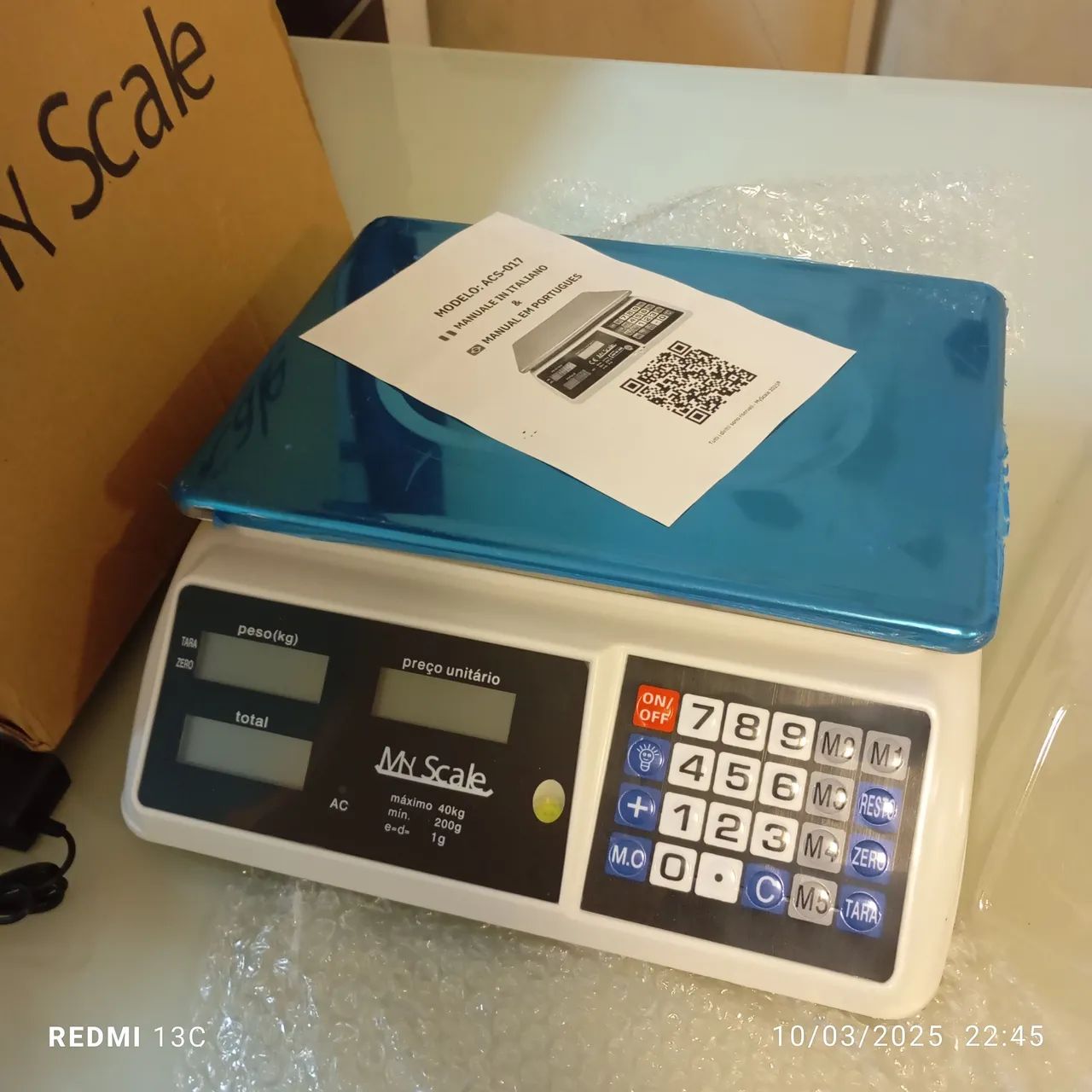 Balança Digital Comercial MN Scale 40kg - Foto 2