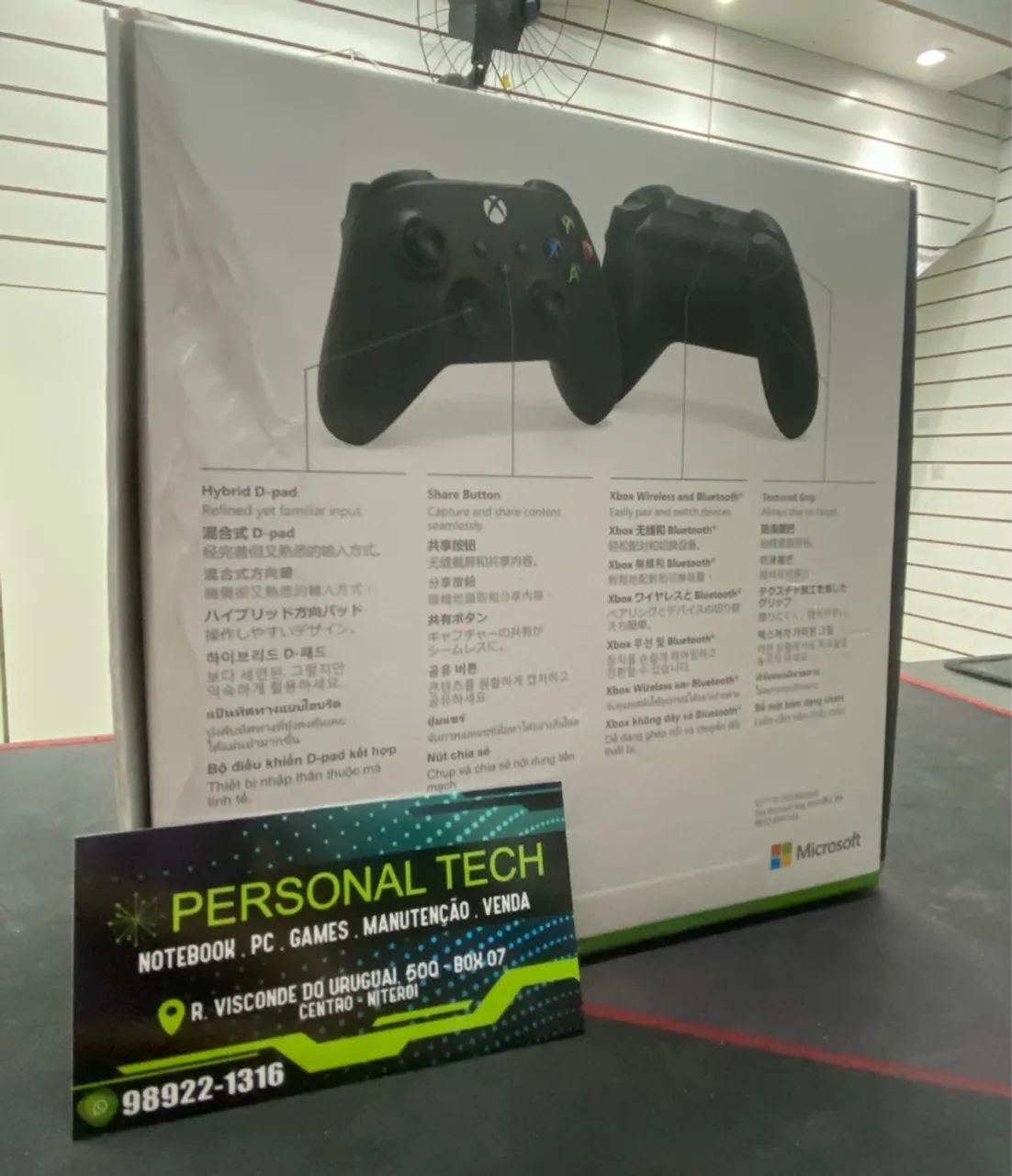 Controle Xbox Series X Carbon Black - Foto 5