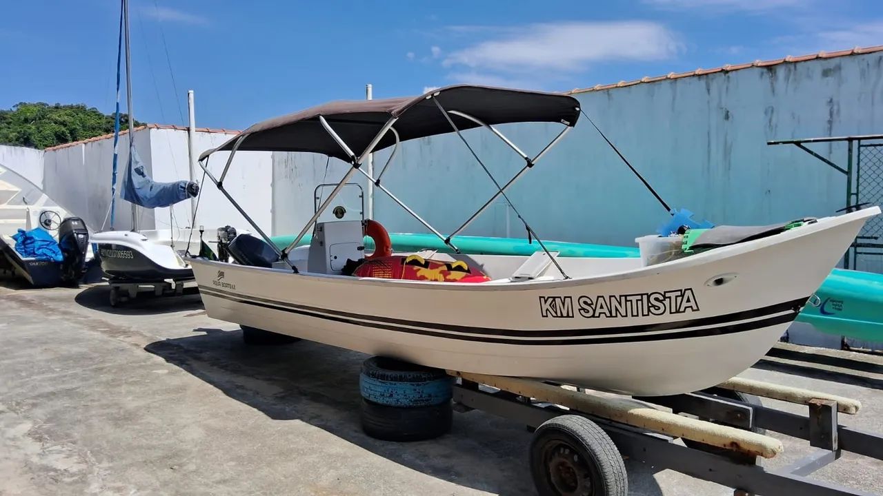 Barco 6,20 com motor 25hp! - Foto 7