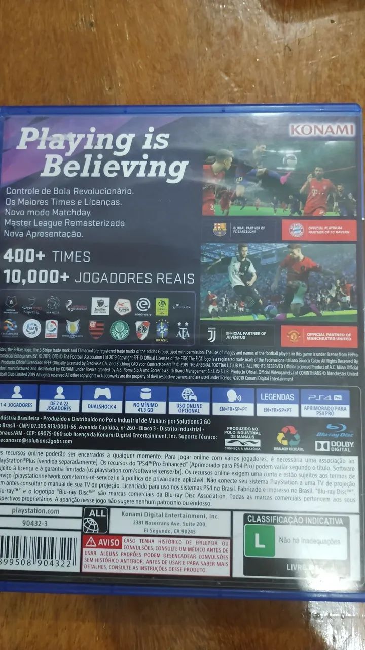 Pés 2020 ps4 - Foto 2