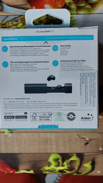 Soundcore A30i - Fones de Ouvido True Wireless com Cancelamento de Ruído