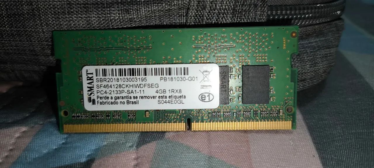 Memória RAM 4GB DDR4 SMART