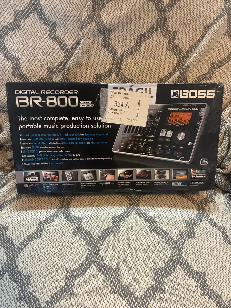 Gravador Digital BOSS BR-800 - Porta Estúdio - Instrumentos