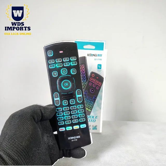 Controle Remoto Air Mouse com Sensor e Teclado
