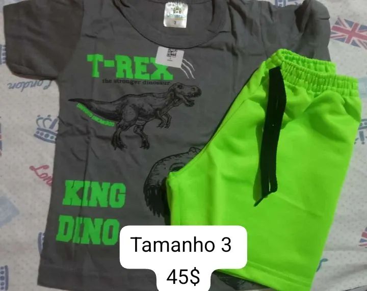 Conjunto de Roupa Infantil - Urban Skate - Dinossauros - Foto 4