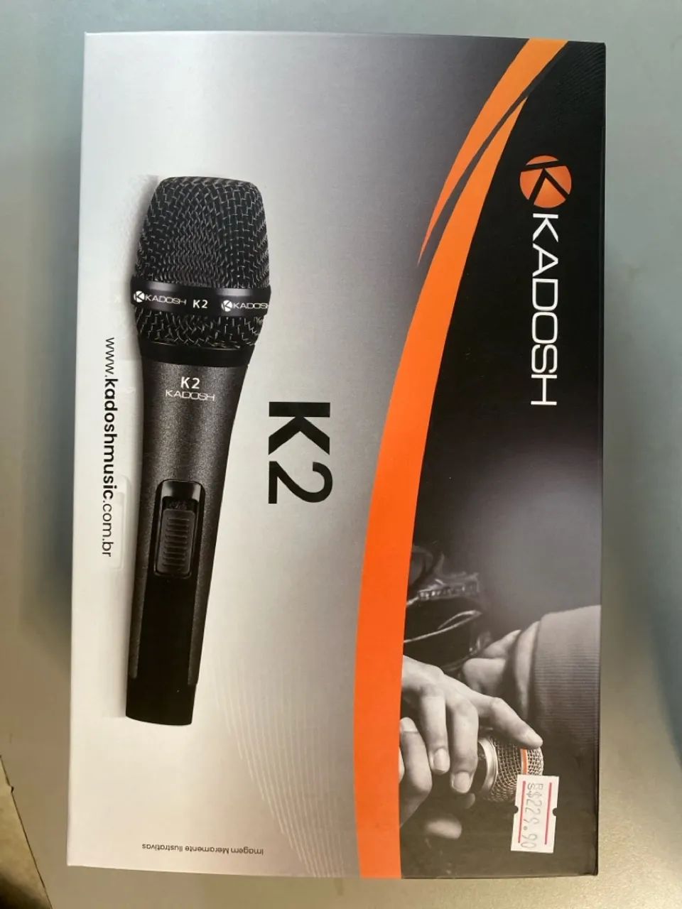 Microfone Dinâmico Com Fio K-2 - Kadosh