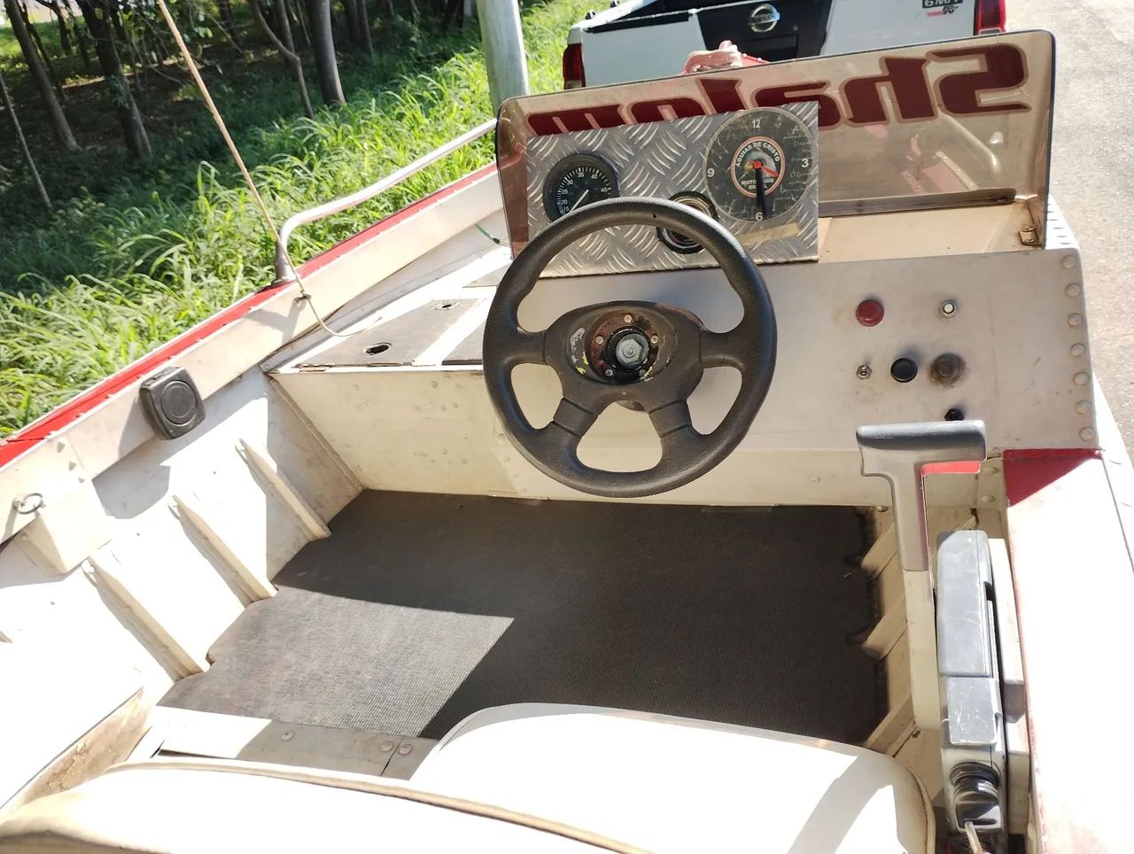Lancha barco + 40hp Yamaha + carreta - Foto 5