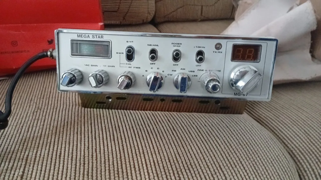Rádio Mega Star MG97 rádio PX pronto pro uso