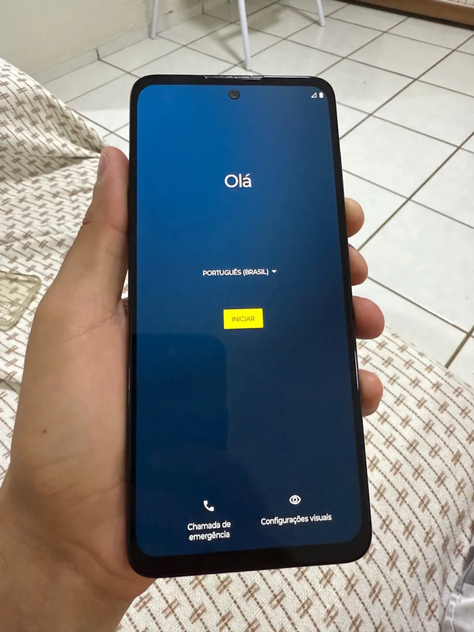 Motorola Edge 20 Lite 128GB - Câmera 108MP + 5G - Conservado!