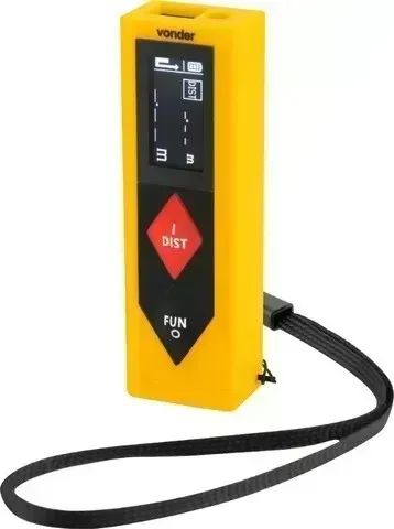 Medidor de distância a laser 30m compacto Vonder