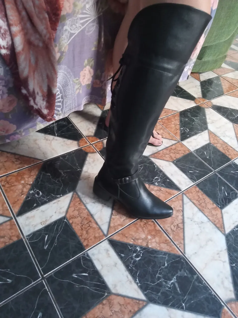 Bota Over The Knee Preta