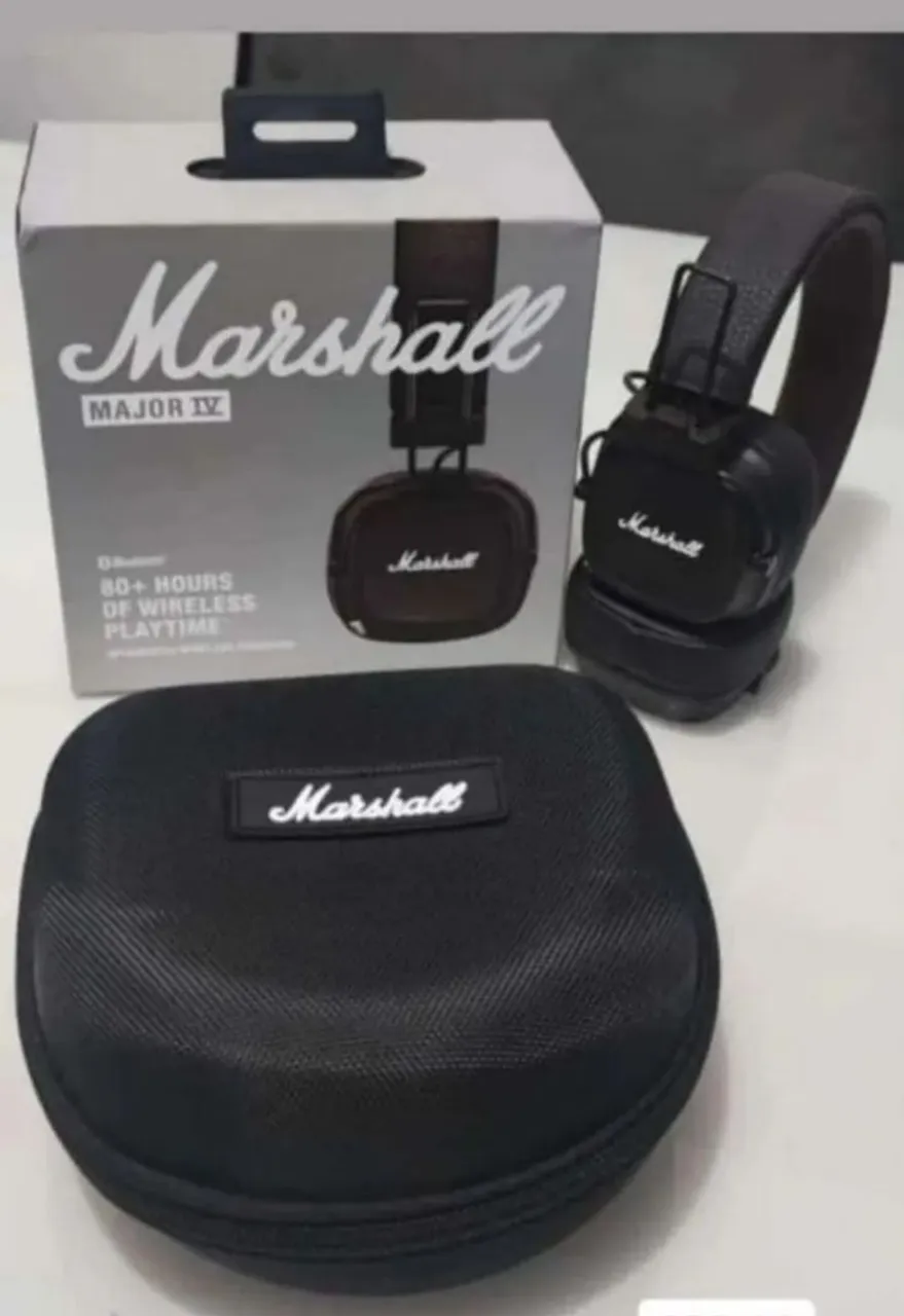 Marshall Major IV Fone De Ouvido Bluetooth Sem Fio Profissional