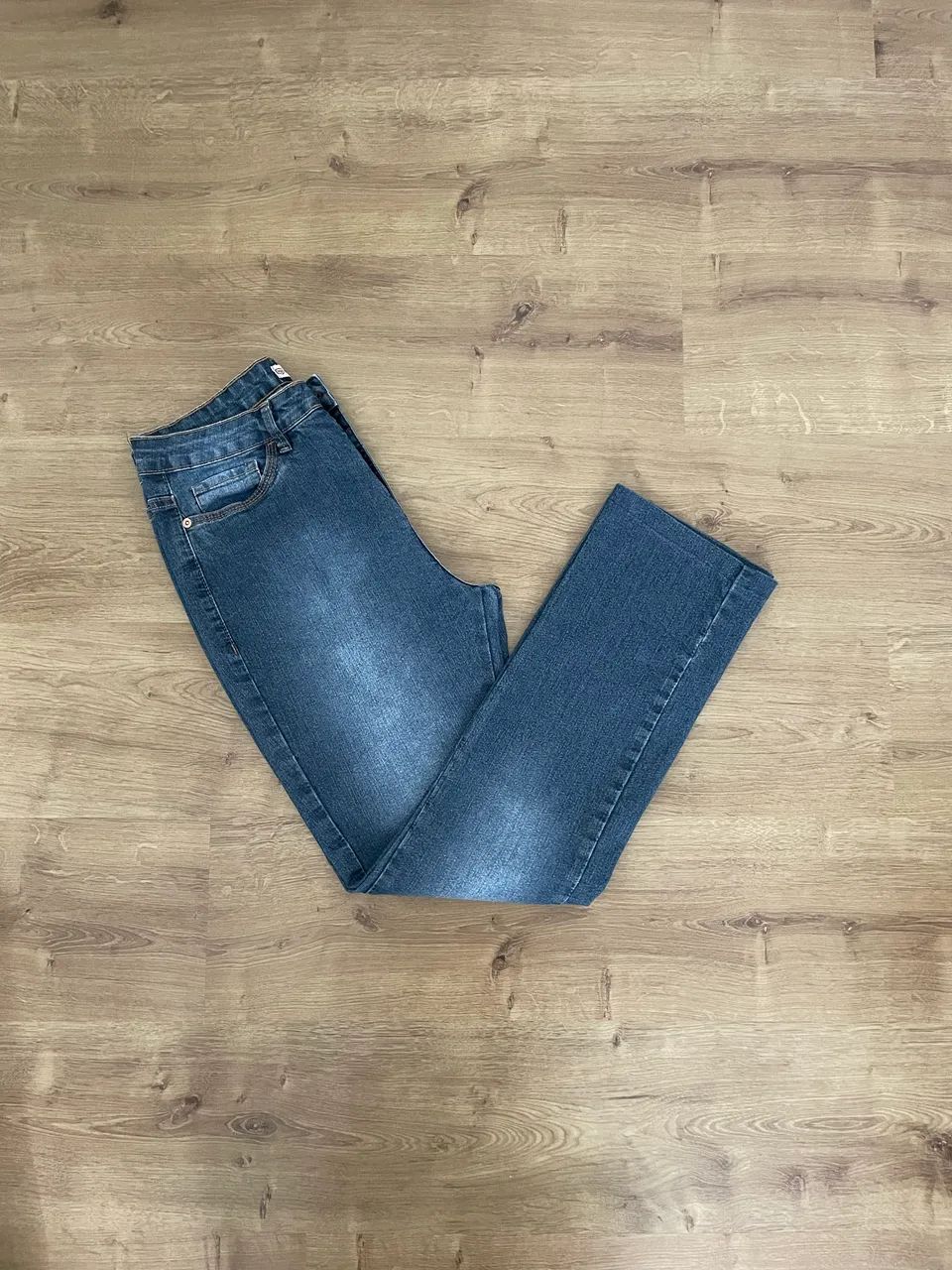 Calça jeans 42 feminina reta INK Denim Collection - Foto 4