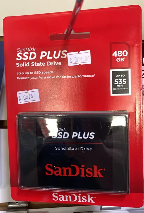 SSD SanDisk 480GB 2.5" SATA III - Mais Velocidade e Eficiência Loja Coimbra - Instalamos