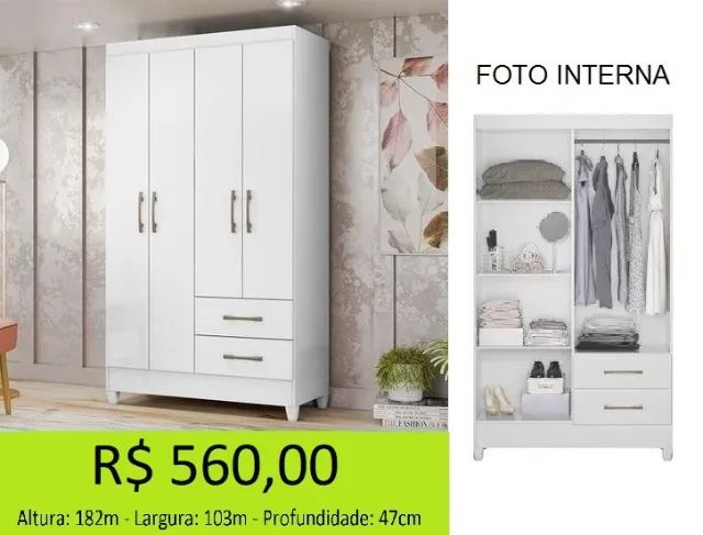 Roupeiro solteiro  - Foto 3