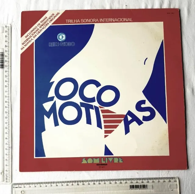 Disco Vinil LP - Novela da Globo - Locomotivas - Internacional - 1977