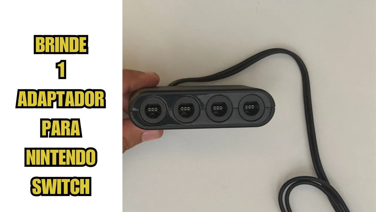4 Controle GameCube Smash Bros Wii U - Novo - Foto 5