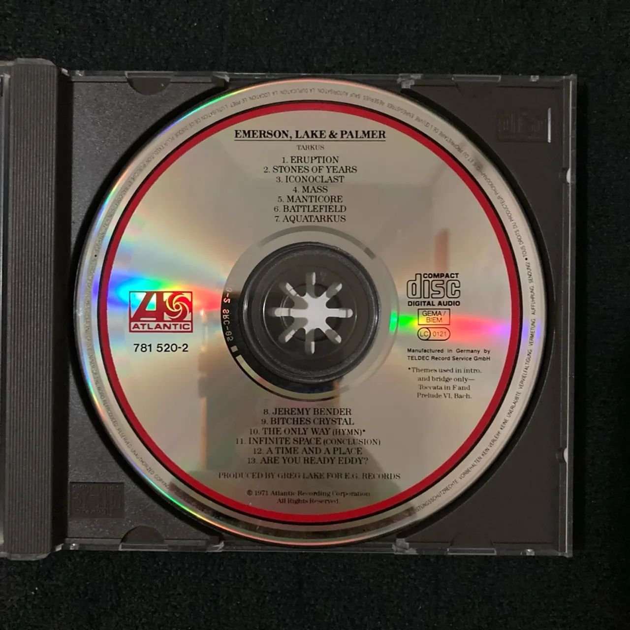 Emerson Lake and Palmer - Tarkus (CD importado) - Foto 3