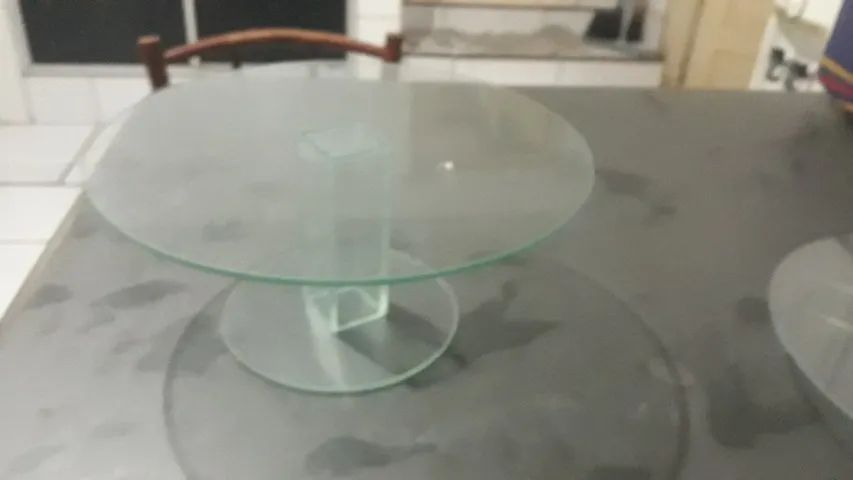 suporte de vidro de 5 mm, para doces em festas com 30 cm de diâmetro " - Foto 2