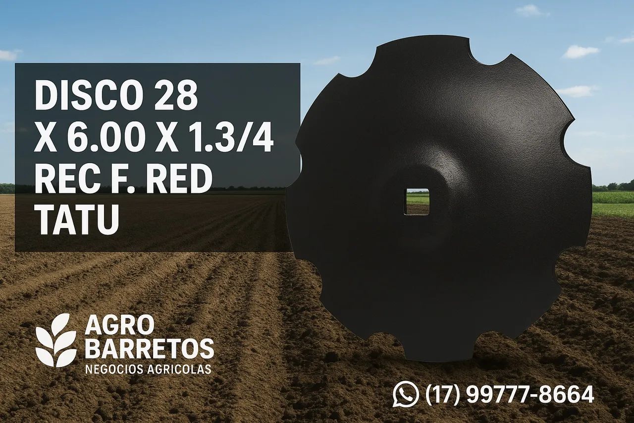DISCO TATU 28 X 6.00 X 1.3/4 REC F. RED. NOVO. - Foto 5