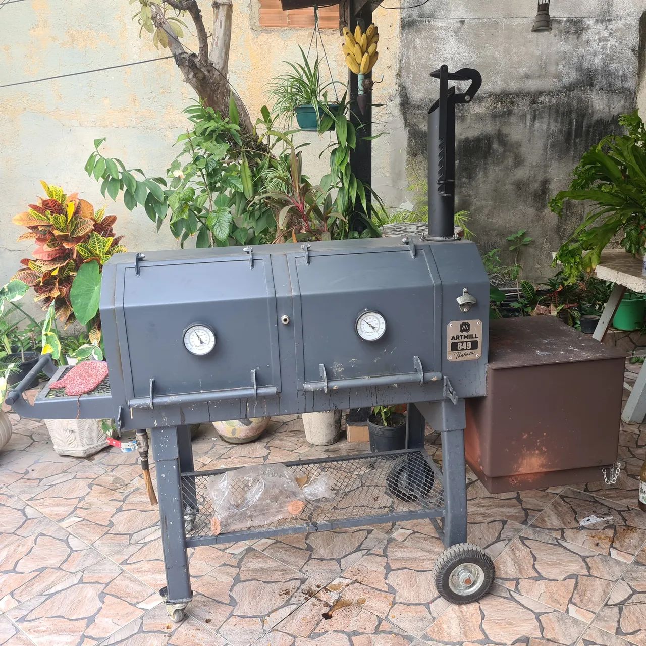 Pit smoker defumador Industrial Artmill 849 - Foto 4