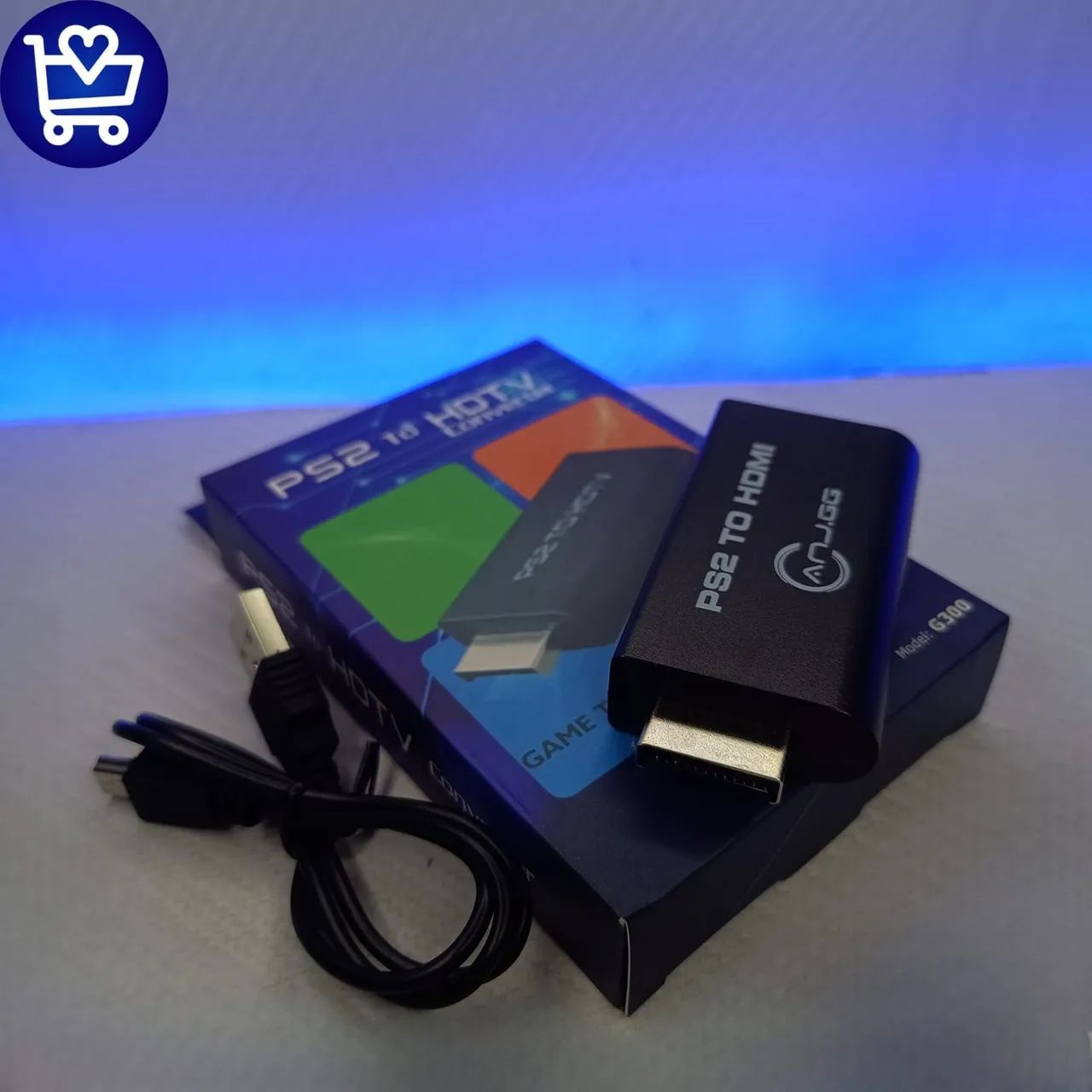 Conversor PS2 para HDMI - Novo -  G300