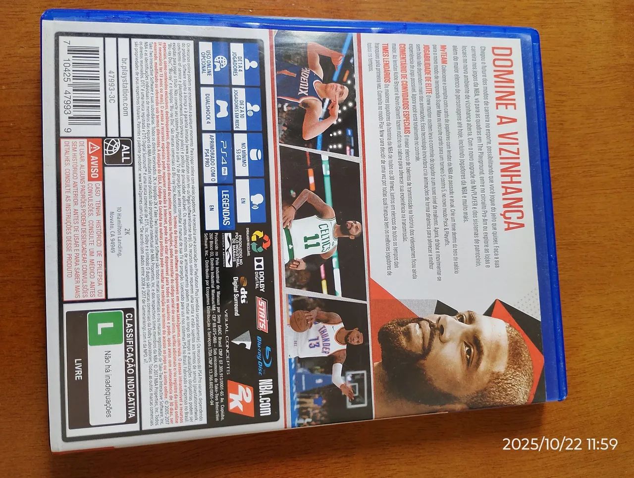 Jogo para PS4 NBA 2K18 - Foto 3