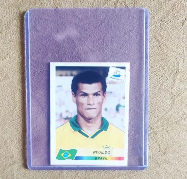 Figurinha do Rivaldo Copa do Mundo de 1998