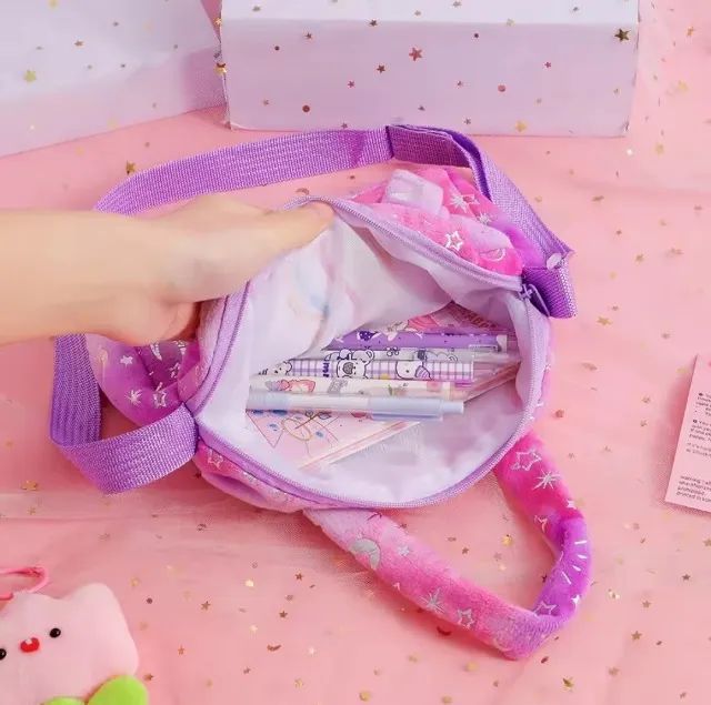 Bolsa de unicórnio para meninas 5 a 7 anos. - Foto 3