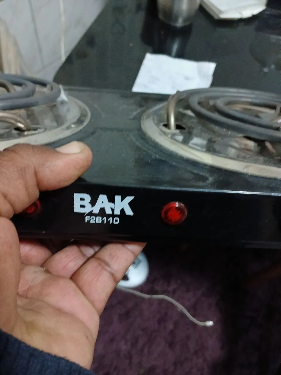 Fogão Elétrico de Bancada BAK F2B110