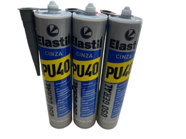 Selante PU40 Cinza Elastil - Uso Geral 367g - Foto 2