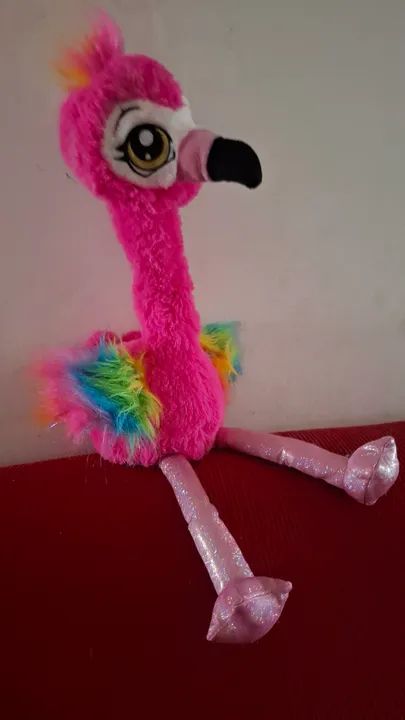 Pelúcia Flamingo Rosa dançante  - Foto 2