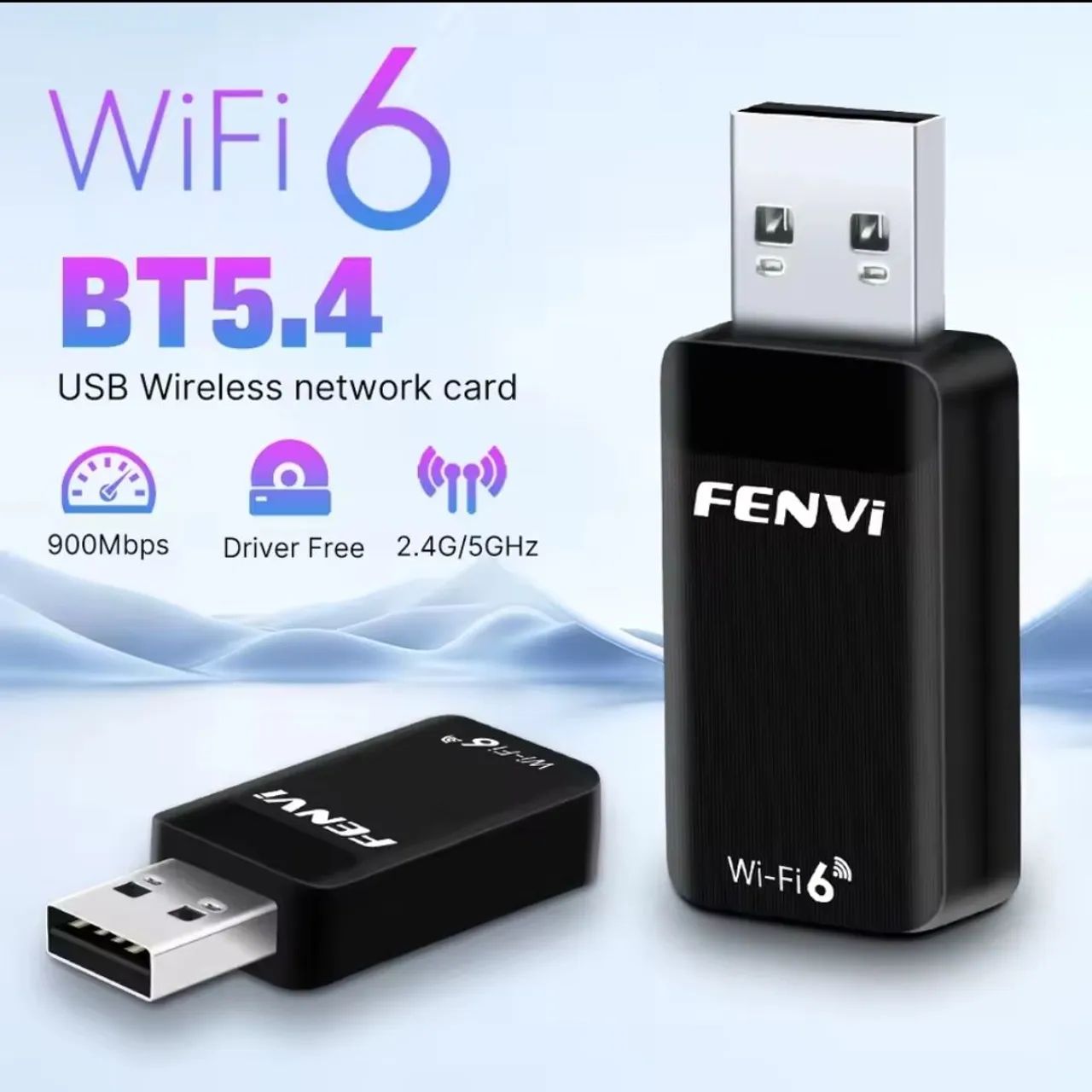 Fenvi receptor usb wifi6 5g 900mbs e bluetooth 5.4  - Foto 2