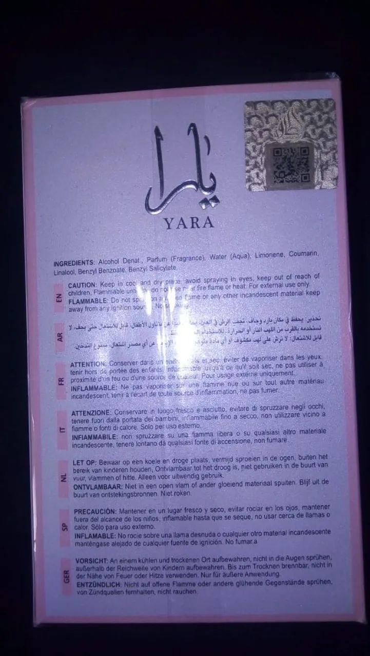 Perfume Lattafa Yara Eau De Parfum 100ml - Foto 4