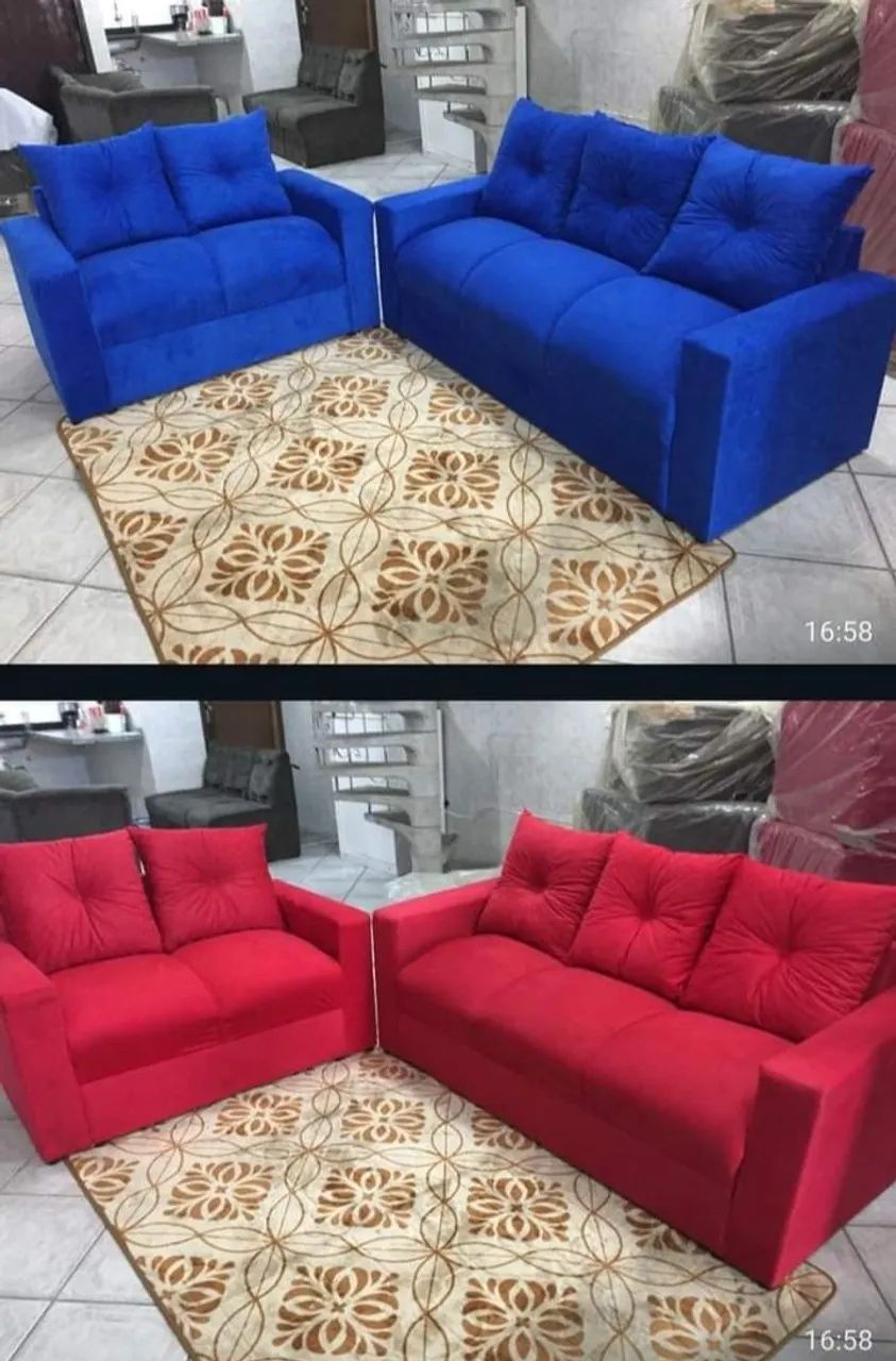 Conjunto Sofá Porto - Conforto e Elegância para sua Sala! Várias cores - Foto 2