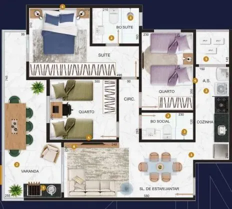 Apartamento à venda no bairro Centro - Vila Velha/ES