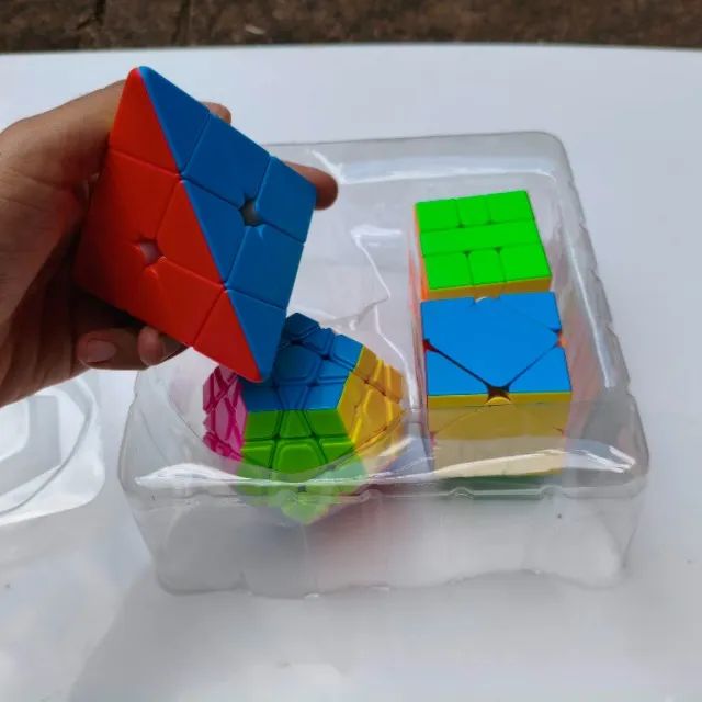 Kit 4 Cubo Mágico Moyu - 4 Quebra-Cabeças Profissionais - Foto 4