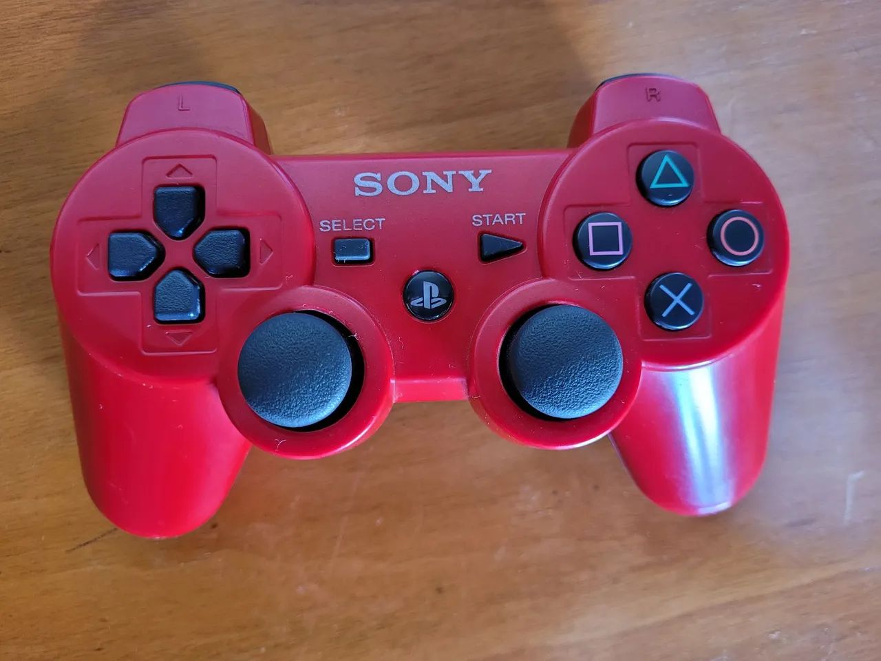 Controle PS3 Playstation 3 Vermelho Edição God of War 